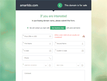 Tablet Screenshot of amarildo.com